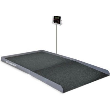 RICE LAKE WEIGHING SYSTEMS Rice Lake SB-1150 Summit„¢ Bariatric Wheelchair Scale with Ramp, 1000 lb x 0.2 lb 150706